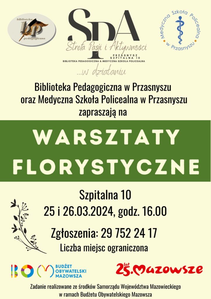 Warsztaty florystyczne…